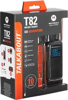 WALKIE TALKIE MOTOROLA T82 TWIN PACK