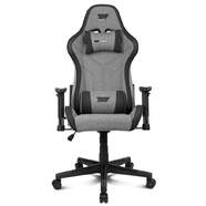 Silla Gaming Drift DR90 Pro - Reposabrazos 2D, Piston Gas Clase 4, Deslizamiento Suave, Gris, Negro