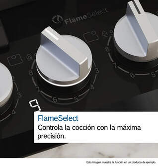 ENCIM. BOSCH PPQ7A6I40 75CM 5F GAS NAT NEGRO