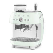 Cafetera Smeg EGF03PGEU - 1650 W, Desconexi&oacute;n Autom&aacute;tica, 20 Bares, Verde claro