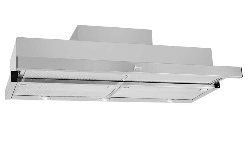 Campana Extensible Teka CNL9610 Inox - 90cm, 60dB, 694m3/h, 2 Velocidades+Turbo, LED, Blindada