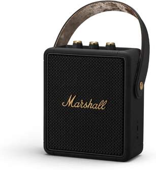 ALTAVOZ MARSHALL STOCKWELL II BLACK %%%amp; BRASS