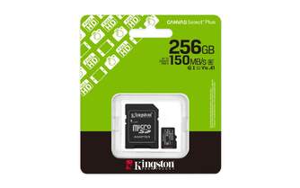 TARJ. MEM. KINGSTON MICRO SD 256GB ADAPTA SDCS3