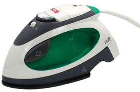 Plancha Alfa Petit Viaje - 1100W, golpe de vapor 40 g/min, dep&oacute;sito de agua 80 ml
