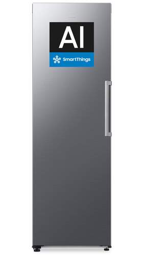 Congelador vertical Samsung RZ70H32HDTEF - 186 x 60cm, 323 litros, Clase D, No Frost+, Inox