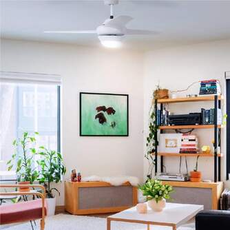 VENTILADOR TECHO U.BLUE MISTRAL 3052 132 70W LUZ