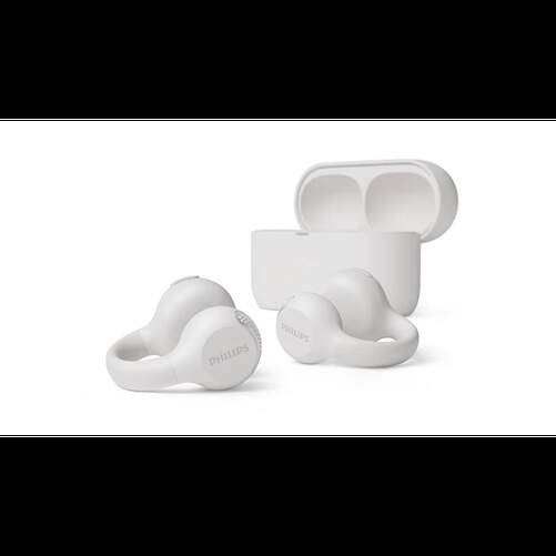 Auriculares Philips TAQ2000WT - Bluetooth 5.4, IPX4, 28 h bateria, blanco, diseño abierto