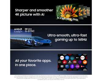 TV SAMSUNG 65%%%quot; TQ65S90H UHD OLED SMART TV 165HZ