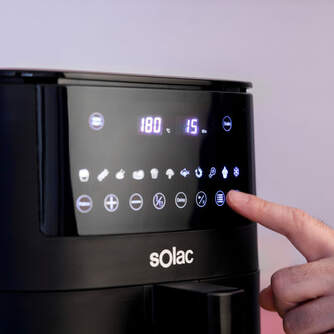 FREIDORA AIRE SOLAC FA1521 7L DIGITAL NEGRA 1650W