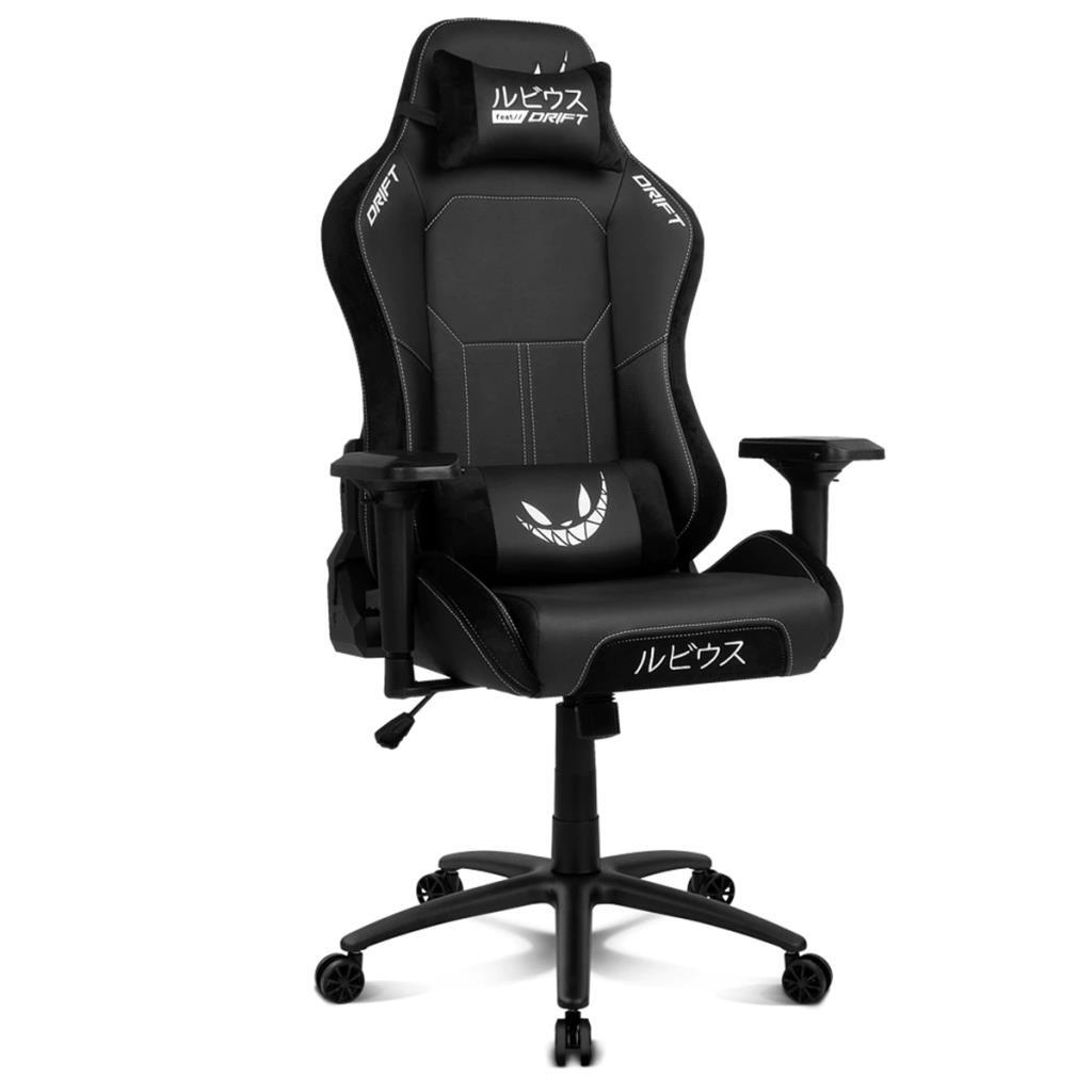 Silla Gaming Drift Edicion Especial Rubius DR250RU - Ajustable 90-135º, Pistón Clase 4