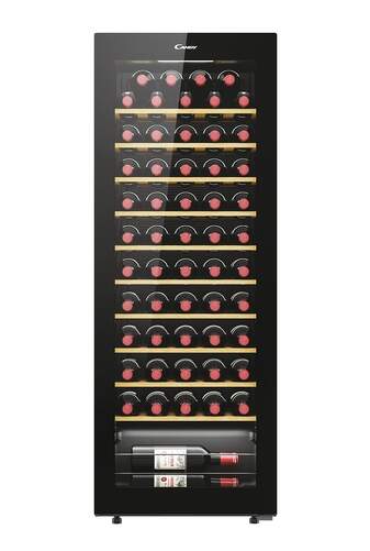 Vinoteca Candy CWC058 - 58 Botellas, Clase G, Wi-fi, LED, Negro