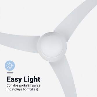 VENTILADOR TECHO U.BLUE MISTRAL 3052 132 70W LUZ