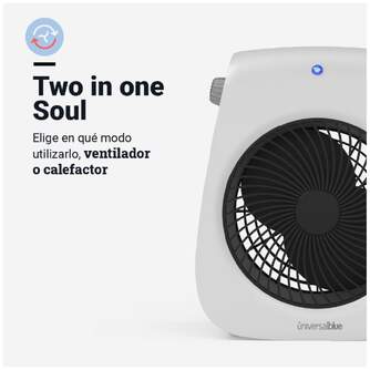 CALEFACT. U.BLUE BAVARO 4020W 2000W VERTICAL BCO