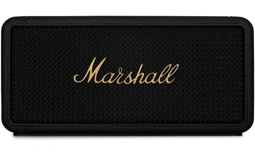 Altavoz Marshall Middelton Black & Brass - 30W, Batería 20h, True Stereophonic, Bluetooth 5.1, IP67