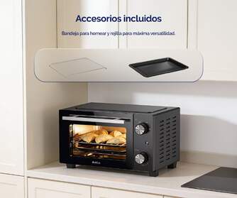 HORNO SOBREMESA ARTICA FLOWBAKE10 800W 10L