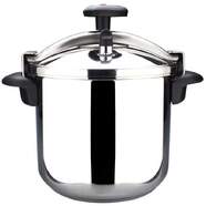 Olla a presi&oacute;n Magefesa Star Recta - 12 L, Mango Ergon&oacute;mico, Inox