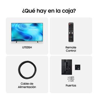 TV SAMSUNG 55%%%quot; TU55U7005H CRYSTAL UHD SMART TV BT