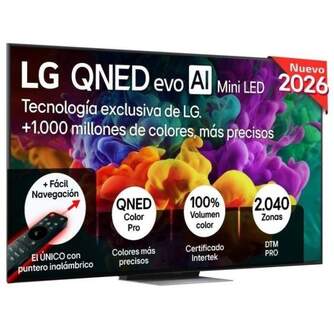 TV LG 55%%%quot; 55QNED86B6B UHD QNED EVO MINILED A8 144H