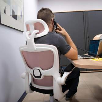 SILLA DE OFICINA WOXTER ERGO PINK  