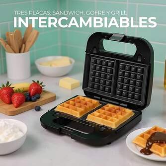 SANDWICH. JATA JESW2010 750W 3EN1 GOFRE GRILL