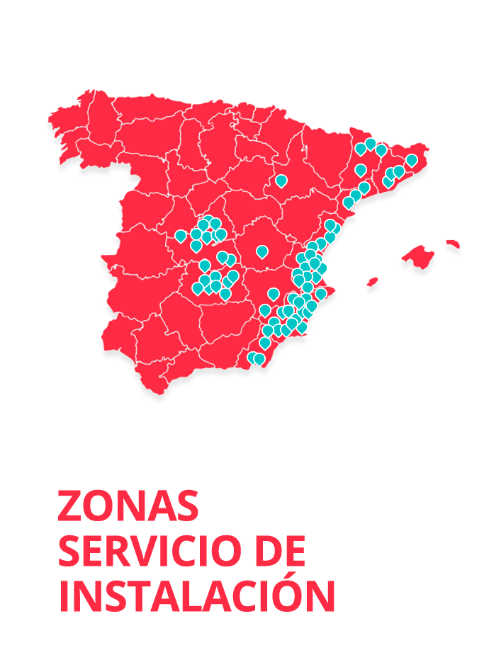 Mapa zonas de instalación