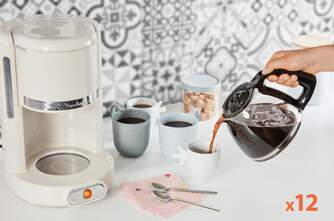 CAFET. GOTEO MOULINEX FG381A10 SOLEIL 15T BLANCO