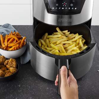 FREIDORA AIRE PRINCESS 182026 4,5L 1500W PLATA