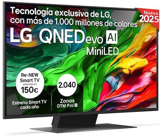 TV LG 43" MINILED 43QNED86B6A - UHD, QNED, 60 Hz