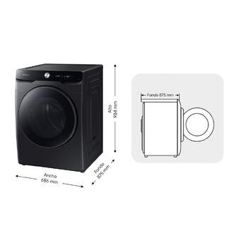LVD. SAMSUNG WF20DG8650BVU3 20K 1000R DSP NEGRA