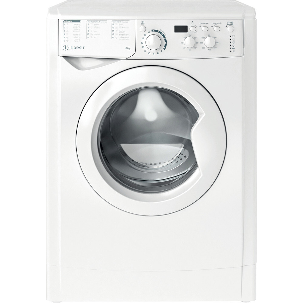 Lavadora Indesit EWD 61051 W SPT N - Clase F, 6kg