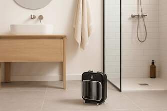 CALEFACT. FM TR-2000 2000W IP21 NEGRO