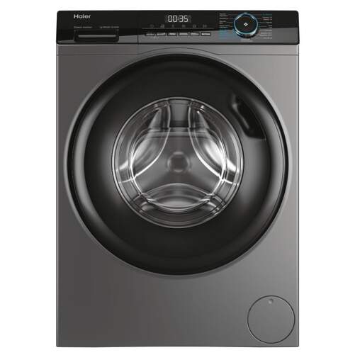 Haier HW90-B14939S8 Lavadora 9kg Clase A - 1400r, 15 Programas, Vapor, ABT, Sensor Carga, Inox