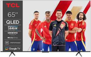 TV TCL 65" QLED 65P8K - 4K Ultra HD, Google TV, Sistema Sonido ONKYO, Procesador AiPQ, HDR10+