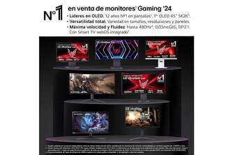 MONITOR LG 24%%%quot; 24G411A-B GAMING 144HZ 1 MS FHD