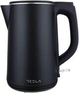 Hervidor Tesla KT301BX - 2200 W, Capacidad de 1&#39;5 L, acero inoxidable, negro