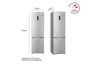 FRICOM. LG GBB72NSVBN 203x60 NF INOX 0%%%#186; DC METALFR