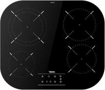 Placa Vitrocerámica Teka TCC64310TTC - 4 zonas, 6500 W, 60 cm, Cerámico