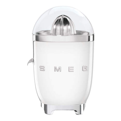 Exprimidor Smeg CJF11WHEU - 70 W, Inox, Blanco