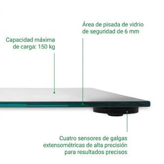 BASCULA MEDISANA PS400 CRISTAL 150KG