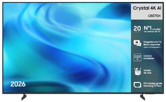 TV SAMSUNG 75%%%quot; TU75U8075H CRYSTAL UHD SMART TV BT