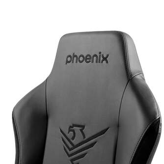 SILLA GAMING PHOENIX NOVA CUERO NEGRO