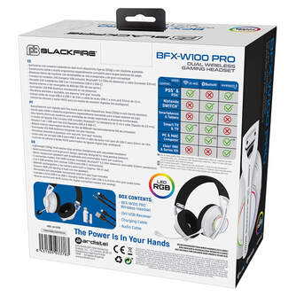 AURICULARES BLACKFIRE BFX-W100 PRO PS5 WIRELESS