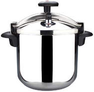 Olla a presi&oacute;n Magefesa Star Bombeada de 6 litros - De acero inoxidable