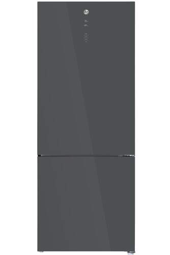 Frigorífico Combi Hoover HOCG5T718EN1 - Clase E, 442 L, 185 x 70 cm, No Frost, Cristal Gris