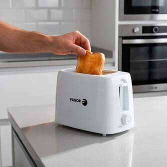 TOST. FAGOR  FLEXITOAST 650W 2R CORTO BLANCO