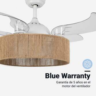 VENTILADOR TECHO U.BLUE JALOQUE WFC 104CM DC PLEG