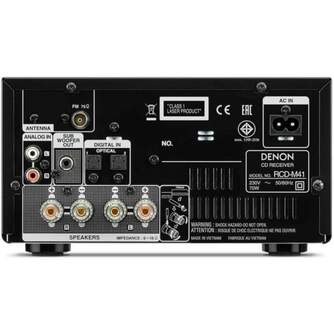 CADENA DENON D-M41 BLUETOOTH 30W SILVER/CHERRY