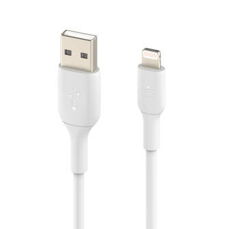 CABLE BELKIN LIGHTNING a USB A 1M CAR.RAPIDA WHITE
