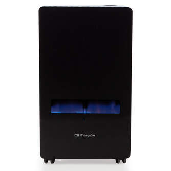 ESTUFA GAS ORBEGOZO HBF100 LL.AZUL 3800W CRISTL NG