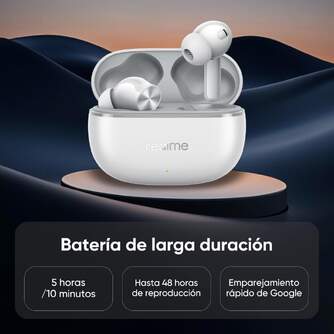 AURICULARES REALME BUDS T200 LITE GREY